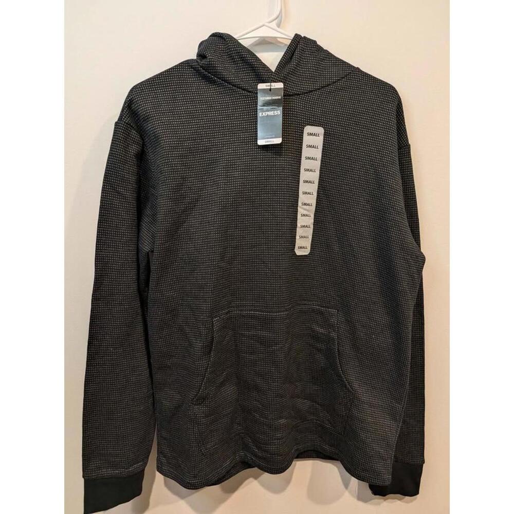 Express Textured Hoodie Small New with Tags